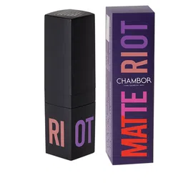 Chambor Red Matte Riot Tuscany Red Lipstick 202 4.5 gm-picture-2