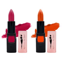 Pretty Woman Set of 2 Long Lasting Matte Finish Color Rush Lipstick - L02 & L11-image-75