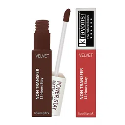 krayons Power Stay Non-Transfer   Matte Liquid Lipstick 4ml Each - Burnt Orange & Caramel-42