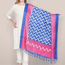 Dupatta Bazaar Striped Art Silk Dupatta-picture-29