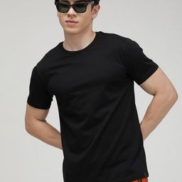 SPORTO Round Neck Super Soft Everfresh Breathable Cotton T-shirt-image-14