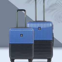 Nasher Miles Unisex Istanbul Set Of 2 Colorblocked Number Lock Hard-Sided Trolley Suitcase-14