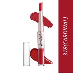Seven Seas Lip Duo Long Wear 2 In 1 Matte Lipstick with Liquid Lipstick 7g - Cardinal 318-85