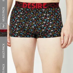T.T. Pack Of 2 Desire Printed Pure Cotton Trunks-34