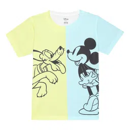 Wear Your Mind Boys Mickey Mouse Printed Round Neck T-shirt-image-53