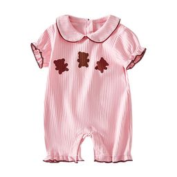 StyleCast Pink Infants Girls Printed Cotton Rompers-image-40