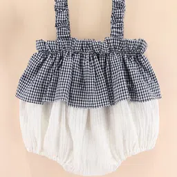 StyleCast Girls Checked Shoulder Straps Bodysuit-image-75