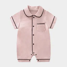 StyleCast Infant Girls Pink Cotton Rompers-image-72