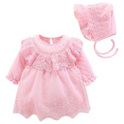StyleCast Pink Infants Girls Floral Embroidered Cotton Bodysuit With Cap-41