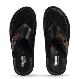 Ajanta Men Black Comfort Sandals-image-33