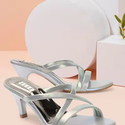ELLE Strappy Open Toe Kitten Heels-image-22