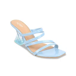 Metro Strappy Open Toe Block Heels-16