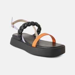 Lavie Embellished Block Sandals-23