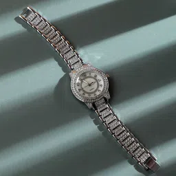 HAUTE SAUCE by Campus Sutra Women Embellished Stainless Steel Bracelet Style Straps Watch-54
