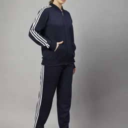 UZARUS Stand Collar Fleece Gym Tracksuit-picture-27