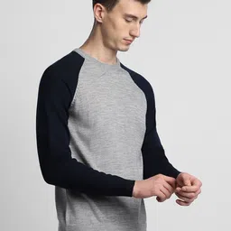 Dennis Lingo Colourblocked Acrylic Pullover-image-9