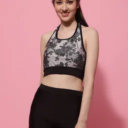TAG 7 Printed Halter Neck Swim Set-84