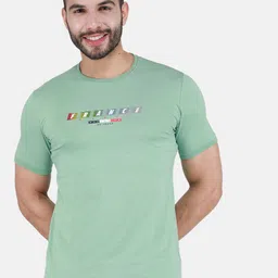 Monte Carlo Typography Printed Slim Fit Round neck T-shirt-image-81