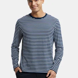 Jockey Striped Round Neck T-shirt-picture-25