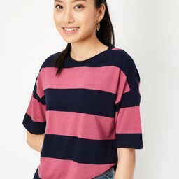 max Colourblocked Pure Cotton T-shirt-image-11