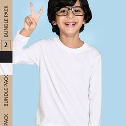 NUSYL Boys Pack Of 2 Cotton T-shirt-image-5