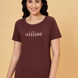 Honey by Pantaloons Typography Printed Pure Cotton T-shirt-21