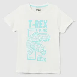 max Boys Graphic Printed Pure Cotton T-shirt-image-52