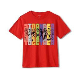 Wear Your Mind Boys Avengers Printed V-Neck T-shirt-picture-34