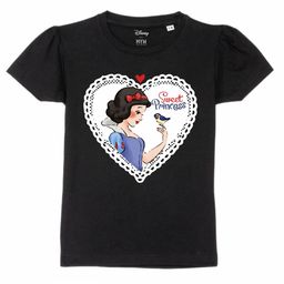 Wear Your Mind Girls Snow White Printed Pure Cotton T-shirt-image-91