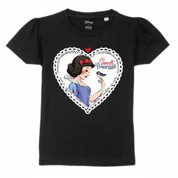 Wear Your Mind Girls Snow White Printed Pure Cotton T-shirt-image-88
