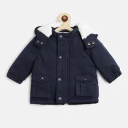 Chicco Unisex Kids Navy Blue Insulator Parka Jacket-image-24