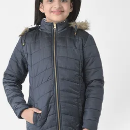 Crimsoune Club Girls Hooded Parka Jacket-image-92