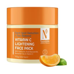 Nutriglow Advanced Organics Dark Spot Reduction & Tan Removal Vitamin C Lightening Face Pack - 100gm-36