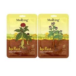 MasKing Jeju Root Ginseng Root & Peptide + Burdock Root & Retinol Sheet Mask-20g Each-picture-43