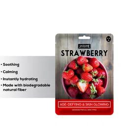 Jaquline USA Strawberry Age-Defying & Skin Glowing Facial Sheet Mask-58