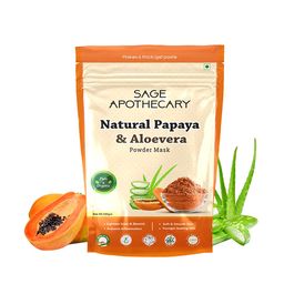 SAGE APOTHECARY Natural Papaya & Aloevera Powder Mask 100gm-42