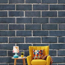 Jaamso Royals Grey Brick Stone Self Adhesive Removable Wallpaper-image-9