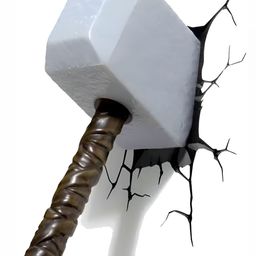 Wallpics Grey & Brown Hammer Printed Waterproof Wall Sticker-image-5