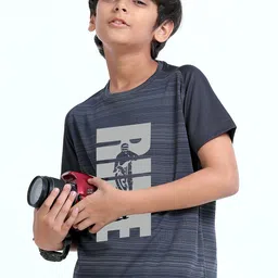 STELLERS Boys Graphic Printed Striped Round Neck T-shirt-image-7