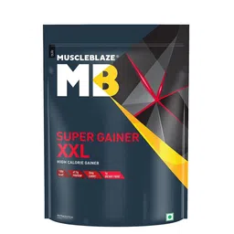 MuscleBlaze Super Gainer XXL High Calorie Cookies & Cream Flavour Gainer Powder - 1Kg-image-5