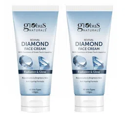 Globus naturals Revival Set Of 2 Diamond Face Cream For Soft & Glowing Skin 100 g Each-1