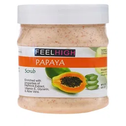 FEELHIGH Papaya Face & Body Scrub with Vitamin E - 500 ml-15