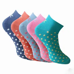 HRX by Hrithik Roshan Women Pack of 5 Socks-picture-47