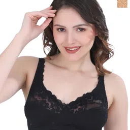 College Girl Pack Of 2 Self Design Full Coverage All Day Comfort Cotton Bralette Bras-12