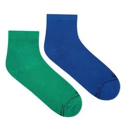 Dynamocks Men Pack of 2 Solid Ankle Length Socks-55