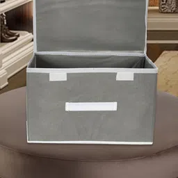 Kuber Industries Grey & White 3 Pieces Self Design Drawer Organisers-2