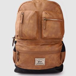 Gear Unisex Faux Leather Medium-Sized Backpack 28L-54