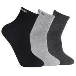 Bonjour Men Pack Of 3 Assorted Ankle-Length Socks-18
