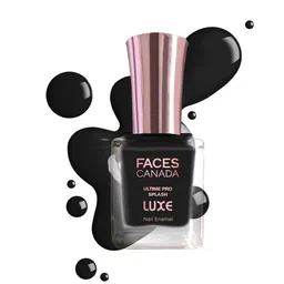FACES CANADA Ultime Pro Splash Luxe Quick-Dry Nail Enamel 12ml - Charcoal L25-56