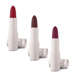 JUICE Set of 3 Kiss Sensation SPF15 Matte Lipstick with BIO Retinol - Shade M01-M06-M14-95